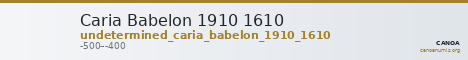 Caria Babelon 1910 1610 — CANOA