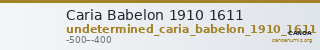 Caria Babelon 1910 1611 — CANOA
