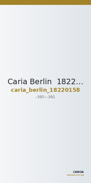 Caria Berlin  18220158 — CANOA
