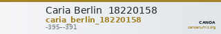 Caria Berlin  18220158 — CANOA