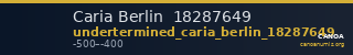 Caria Berlin  18287649 — CANOA