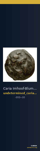 Caria Imhoof-Blumer 1883 p. 467, no. 47 — CANOA