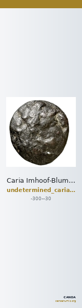 Caria Imhoof-Blumer 1883 p. 467, no. 48 — CANOA