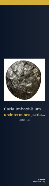 Caria Imhoof-Blumer 1883 p. 467, no. 48 — CANOA