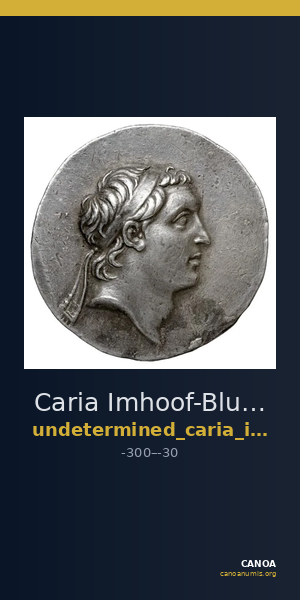 Caria Imhoof-Blumer 1883 p. 467, no. 50 — CANOA