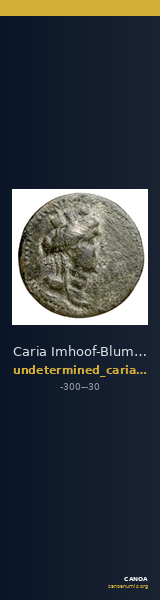 Caria Imhoof-Blumer 1883 p. 467, no. 53 — CANOA