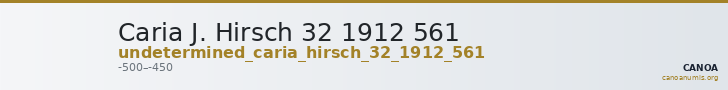 Caria J. Hirsch 32 1912 561 — CANOA