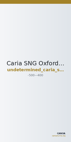 Caria SNG Oxford 328 — CANOA