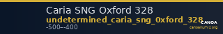 Caria SNG Oxford 328 — CANOA