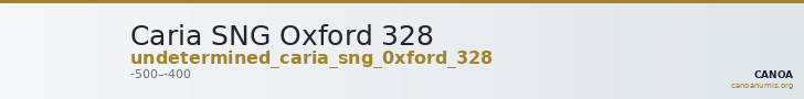 Caria SNG Oxford 328 — CANOA
