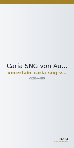 Caria SNG von Aulock  2343 — CANOA
