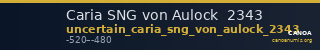 Caria SNG von Aulock  2343 — CANOA