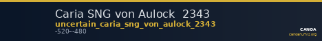 Caria SNG von Aulock  2343 — CANOA
