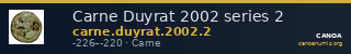 Carne Duyrat 2002 series 2 — CANOA