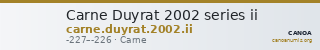 Carne Duyrat 2002 series ii — CANOA