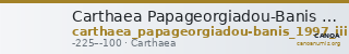 Carthaea Papageorgiadou-Banis 1997 Series III — CANOA