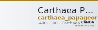 Carthaea Papageorgiadou-Banis 1997 Series IV — CANOA