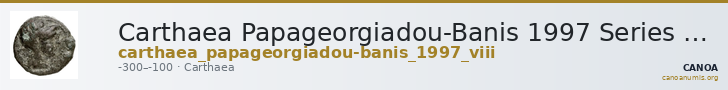 Carthaea Papageorgiadou-Banis 1997 Series VIII — CANOA