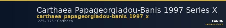 Carthaea Papageorgiadou-Banis 1997 Series X — CANOA