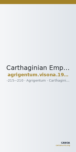 Carthaginian Empire Agrigentum Visona 1985 1 — CANOA