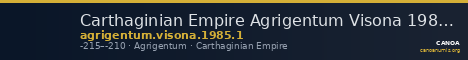 Carthaginian Empire Agrigentum Visona 1985 1 — CANOA