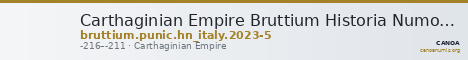 Carthaginian Empire Bruttium Historia Numorum Italy 2023-5 — CANOA