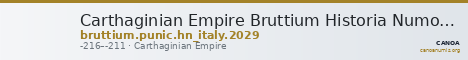 Carthaginian Empire Bruttium Historia Numorum Italy 2029 — CANOA