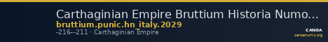 Carthaginian Empire Bruttium Historia Numorum Italy 2029 — CANOA