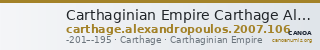 Carthaginian Empire Carthage Alexandropoulos 2007 106 — CANOA