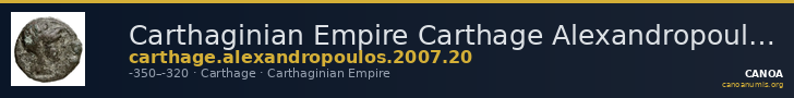 Carthaginian Empire Carthage Alexandropoulos 2007 20 — CANOA