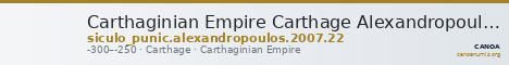 Carthaginian Empire Carthage Alexandropoulos 2007 22 — CANOA
