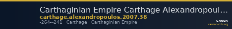 Carthaginian Empire Carthage Alexandropoulos 2007 38 — CANOA