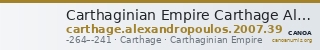 Carthaginian Empire Carthage Alexandropoulos 2007 39 — CANOA