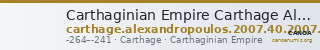 Carthaginian Empire Carthage Alexandropoulos 2007 40, 42 — CANOA