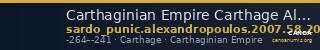 Carthaginian Empire Carthage Alexandropoulos 2007 58, 60 — CANOA