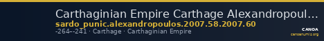 Carthaginian Empire Carthage Alexandropoulos 2007 58, 60 — CANOA