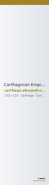 Carthaginian Empire Carthage Alexandropoulos 2007 61-63 — CANOA