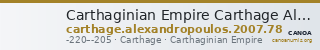 Carthaginian Empire Carthage Alexandropoulos 2007 78 — CANOA