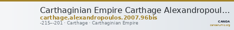 Carthaginian Empire Carthage Alexandropoulos 2007 96bis — CANOA