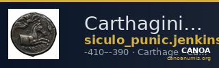 Carthaginian Empire Carthage Jenkins 1974 Carthage series 1, 1-37 — CANOA