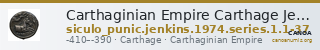 Carthaginian Empire Carthage Jenkins 1974 Carthage series 1, 1-37 — CANOA