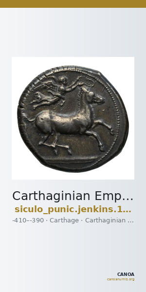 Carthaginian Empire Carthage Jenkins 1974 Carthage series 1, 38-48 — CANOA