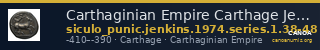 Carthaginian Empire Carthage Jenkins 1974 Carthage series 1, 38-48 — CANOA