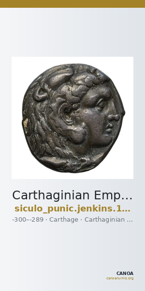 Carthaginian Empire Carthage Jenkins 1978 Carthage series 5 — CANOA
