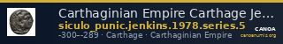 Carthaginian Empire Carthage Jenkins 1978 Carthage series 5 — CANOA
