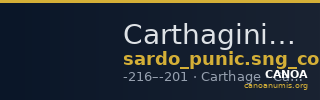 Carthaginian Empire Carthage Jenkins/Lewis 1963 387-8 — CANOA