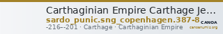 Carthaginian Empire Carthage Jenkins/Lewis 1963 387-8 — CANOA