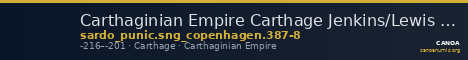 Carthaginian Empire Carthage Jenkins/Lewis 1963 387-8 — CANOA