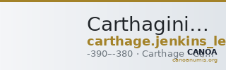 Carthaginian Empire Carthage Jenkins/Lewis 1963 group I — CANOA
