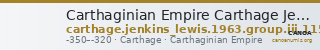 Carthaginian Empire Carthage Jenkins/Lewis 1963 group III, 115-119 — CANOA